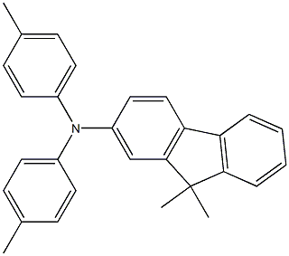 N,N-Bis(4-methylphenyl)-9,9-dimethyl-9H-fluorene-2-amine Struktur