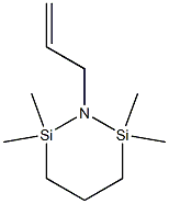 1-Allyl-2,2,6,6-tetramethyl-2,6-disilapiperidine Struktur