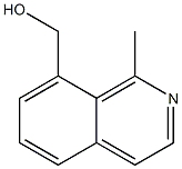 1-Methyl-8-(hydroxymethyl)isoquinoline Struktur