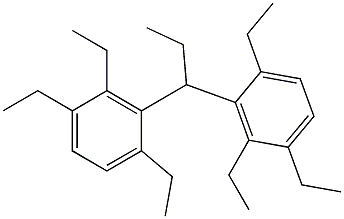 3,3'-Propylidenebis(1,2,4-triethylbenzene) Struktur