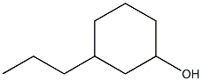 3-Propylcyclohexanol Struktur