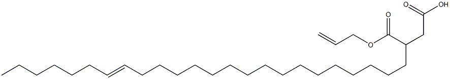 3-(17-Tetracosenyl)succinic acid 1-hydrogen 4-allyl ester Struktur