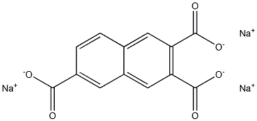 2,3,6-Naphthalenetricarboxylic acid trisodium salt Struktur