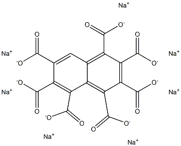 1,2,3,4,5,6,7-Naphthaleneheptacarboxylic acid heptasodium salt Struktur