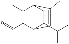 3,5-Dimethyl-7-(1-methylethyl)bicyclo[2.2.2]oct-5-ene-2-carbaldehyde Struktur