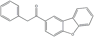 2-(Phenylacetyl)dibenzofuran Struktur