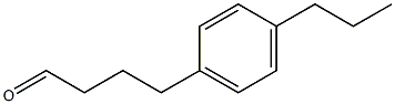 4-(4-Propylphenyl)butyraldehyde Struktur