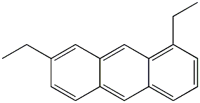 1,7-Diethylanthracene Struktur