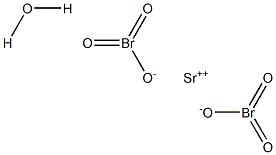 Strontium bromate hydrate Struktur