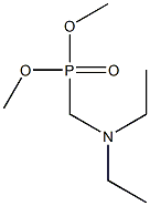 (Diethylamino)methylphosphonic acid dimethyl ester Struktur