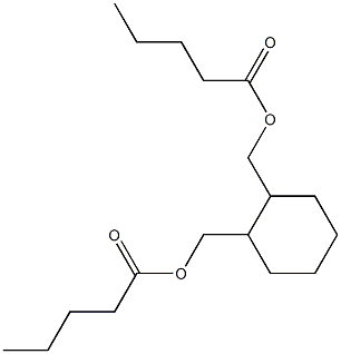 1,2-Cyclohexanedimethanol divalerate Struktur