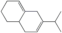 1,4,4a,5,6,7-Hexahydro-2-isopropylnaphthalene Struktur