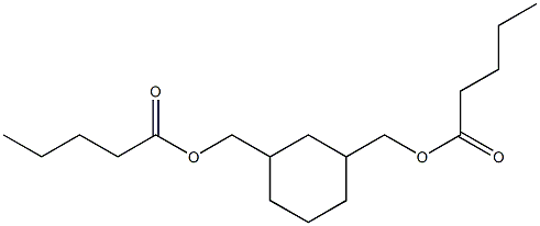 1,3-Cyclohexanedimethanol divalerate Struktur