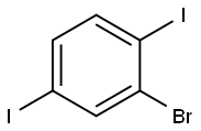 1,4-Diiodo-2-bromobenzene Struktur