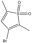 2,5-Dimethyl-3-bromothiophene 1,1-dioxide Struktur