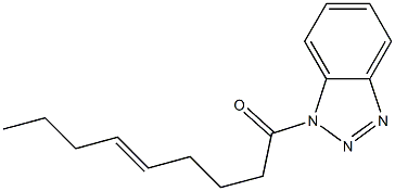 1-(5-Nonenoyl)-1H-benzotriazole Struktur