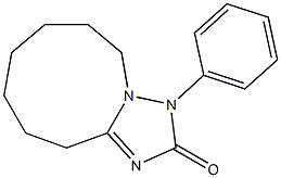 1,2-Dihydro-1,5-heptamethylene-2-phenyl-3H-1,2,4-triazol-3-one Struktur