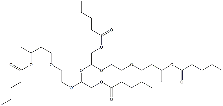 2,2'-[Oxybis[2,1-ethanediyloxy(2,1-ethanediyl)oxy]]bis(ethanol valerate) Struktur