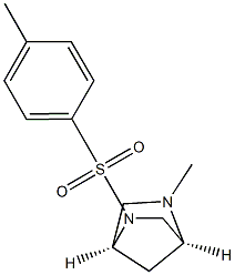 (1S,4S)-5-Methyl-2-tosyl-2,5-diazabicyclo[2.2.1]heptane Struktur