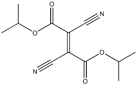 2,3-Dicyanofumaric acid diisopropyl ester Struktur