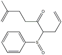 2-Methyl-6-(phenylsulfinyl)-1,8-nonadien-5-one Struktur