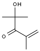 2,4-Dimethyl-4-hydroxy-1-penten-3-one Struktur