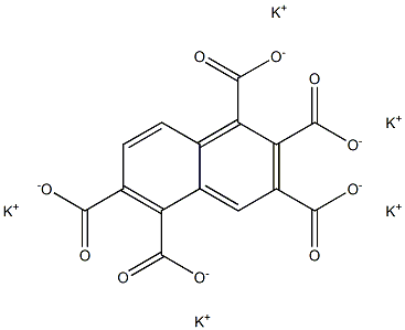 1,2,3,5,6-Naphthalenepentacarboxylic acid pentapotassium salt Struktur