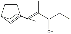 2-Methyl-1-(6-methylbicyclo[2.2.1]hept-5-en-2-yl)-1-penten-3-ol Struktur