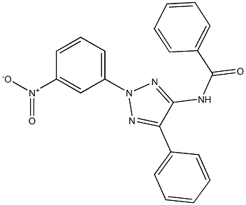 N-[2-(3-Nitrophenyl)-5-phenyl-2H-1,2,3-triazol-4-yl]benzamide Struktur