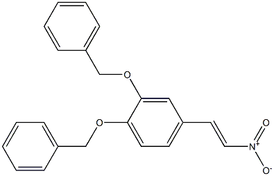 4-(2-Nitroethenyl)-1,2-di(benzyloxy)benzene Struktur