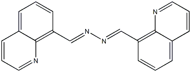 Azinobis[(quinolin-8-yl)methane] Struktur