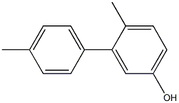 3-(4-Methylphenyl)-4-methylphenol Struktur