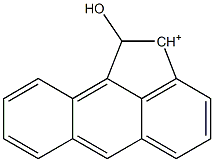 1-Hydroxyaceanthren-2-ylium Struktur