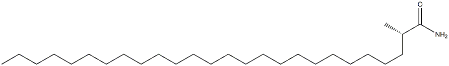 [S,(+)]-2-Methylhexacosanamide Struktur