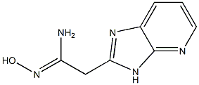 3H-Imidazo[4,5-b]pyridine-2-acetamide oxime Struktur