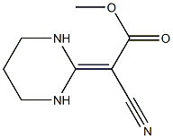 Cyano[(hexahydropyrimidin)-2-ylidene]acetic acid methyl ester Struktur