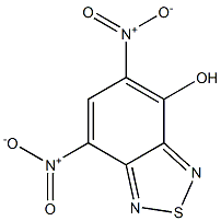 5,7-Dinitro-2,1,3-benzothiadiazol-4-ol Struktur