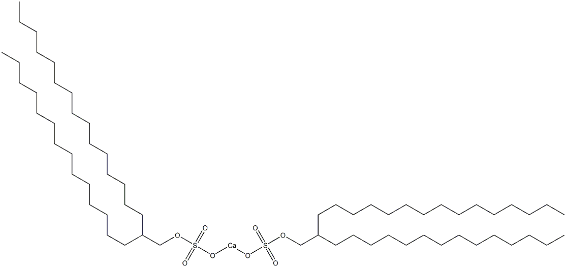 Bis(2-tetradecylheptadecyloxysulfonyloxy)calcium Struktur