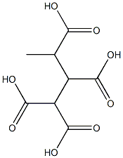 Butane-1,1,2,3-tetracarboxylic acid Struktur