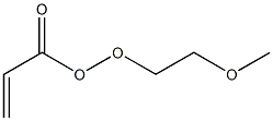 2-Propeneperoxoic acid 2-methoxyethyl ester Struktur