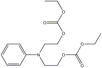 N,N-Bis[2-(ethoxycarbonyloxy)ethyl]aniline Struktur