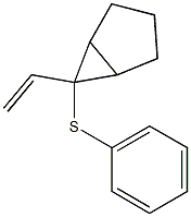 6-(Phenylthio)-6-ethenylbicyclo[3.1.0]hexane Struktur