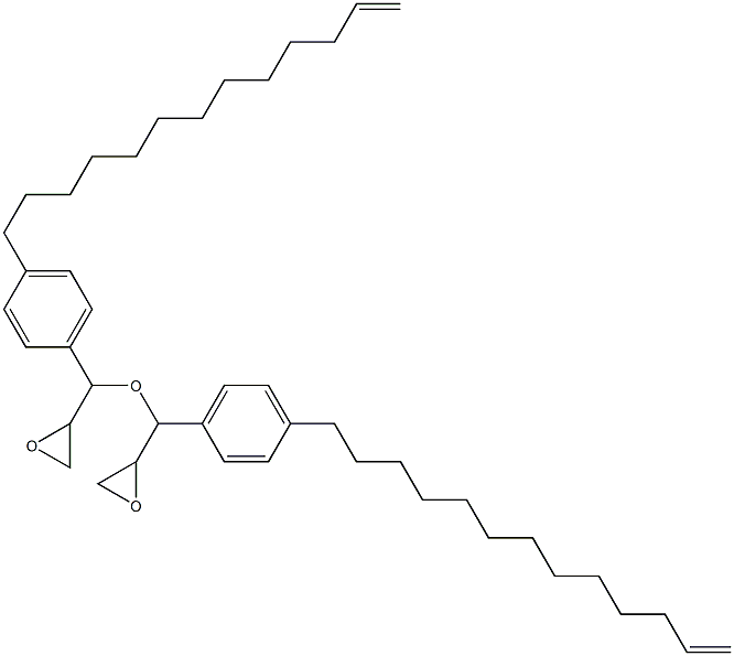 4-(12-Tridecenyl)phenylglycidyl ether Struktur