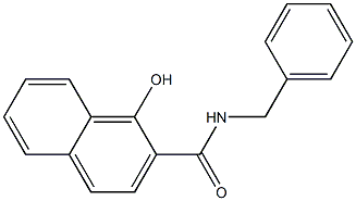 N-Benzyl-1-hydroxy-2-naphthamide Struktur