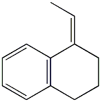 1,2,3,4-Tetrahydro-1-ethylidenenaphthalene Struktur