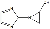 2-(2-Hydroxy-1-aziridinyl)-2H-imidazole Struktur