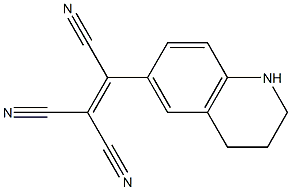 Cyano(1,2,3,4-tetrahydroquinolin-6-yl)methylenemalononitrile Struktur