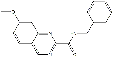 N-Benzyl-7-methoxyquinazoline-2-carboxamide Struktur