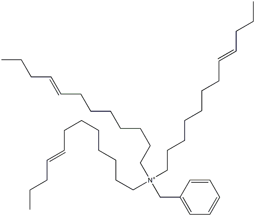 Tri(8-dodecenyl)benzylaminium Struktur