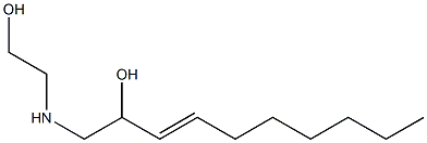 1-[(2-Hydroxyethyl)amino]-3-decen-2-ol Struktur